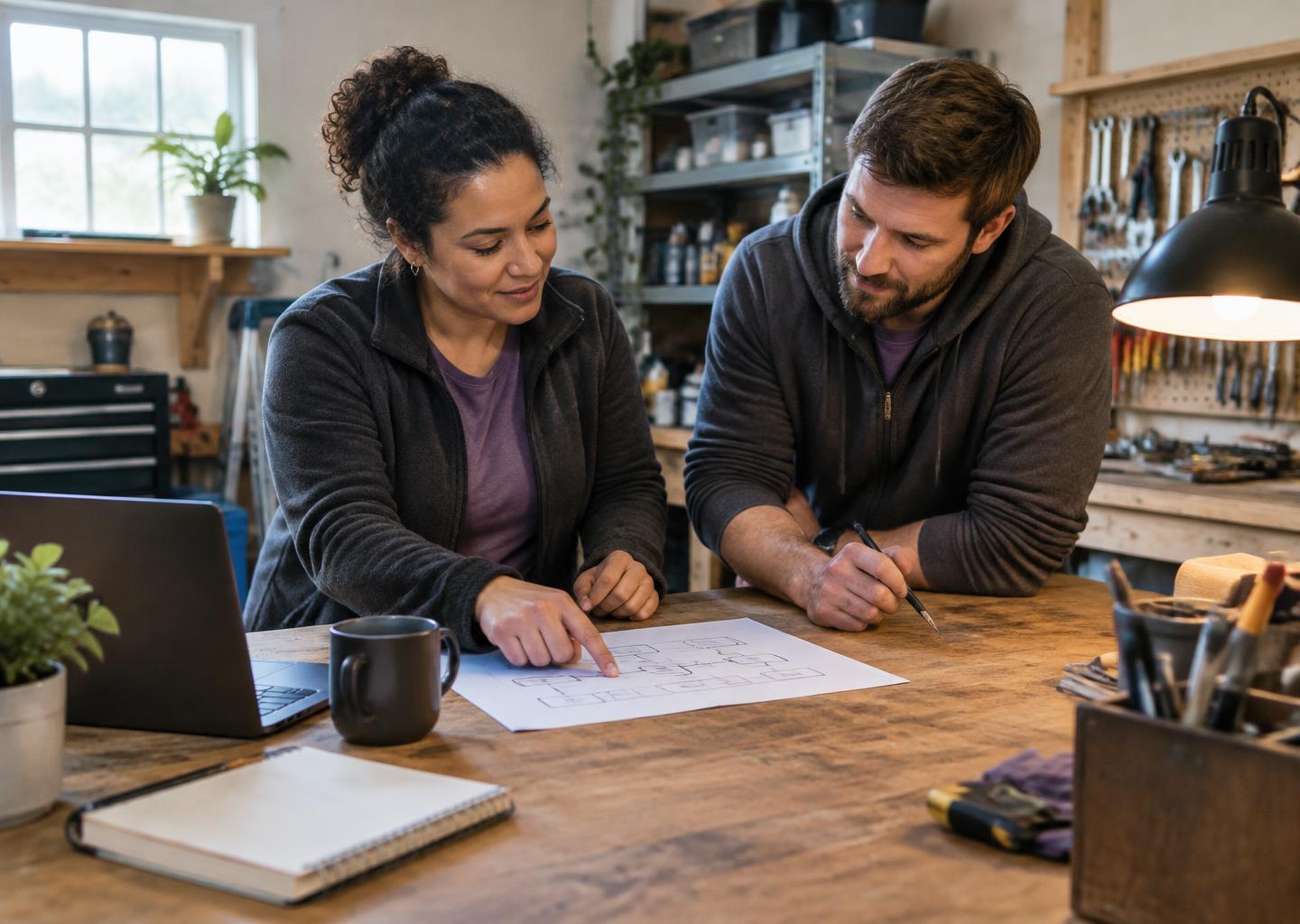 Illustrative business collaboration, not Alpha Vision personnel